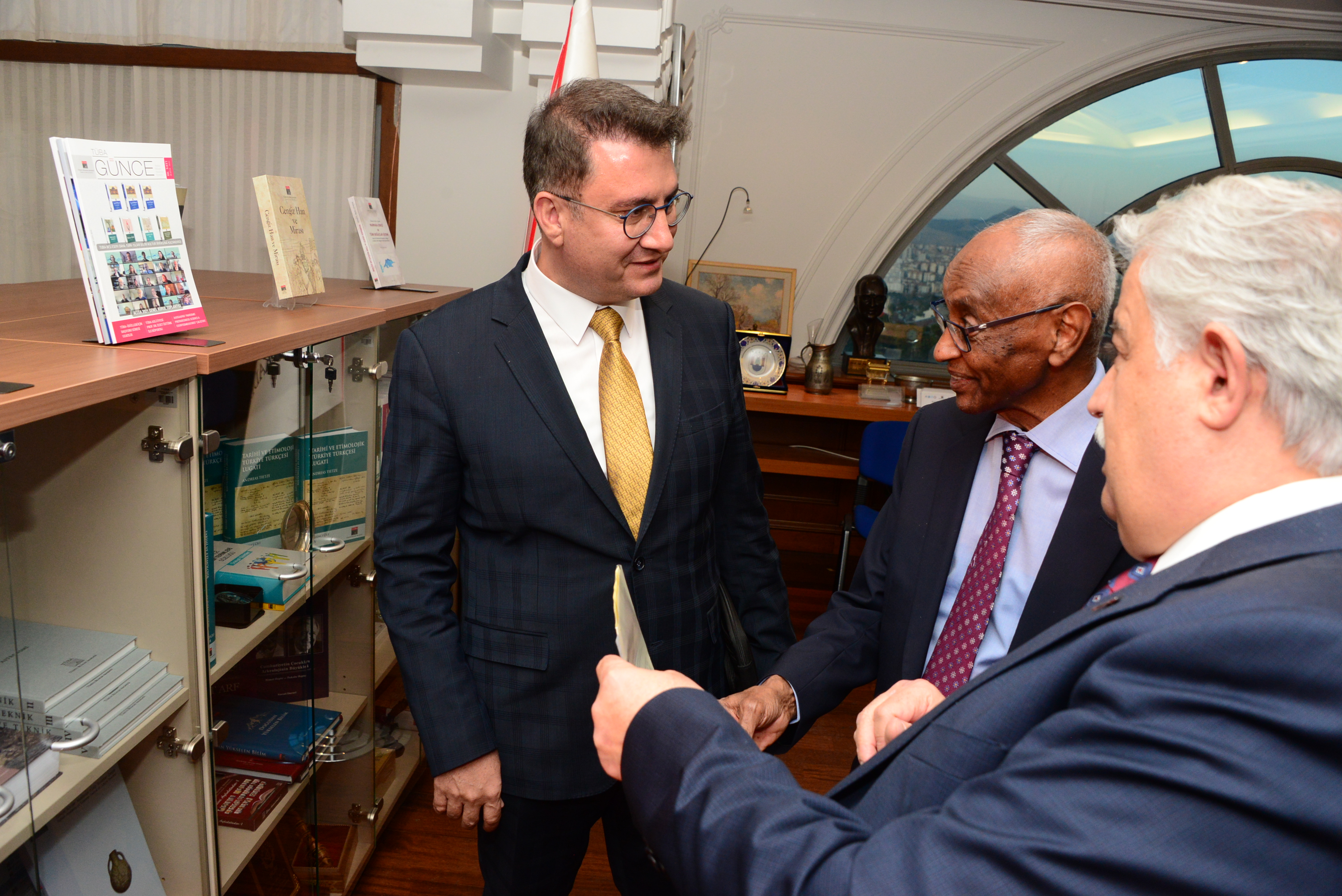 Prof Hassan TWAS President Visit To T B Turkish Academy Of Sciences
