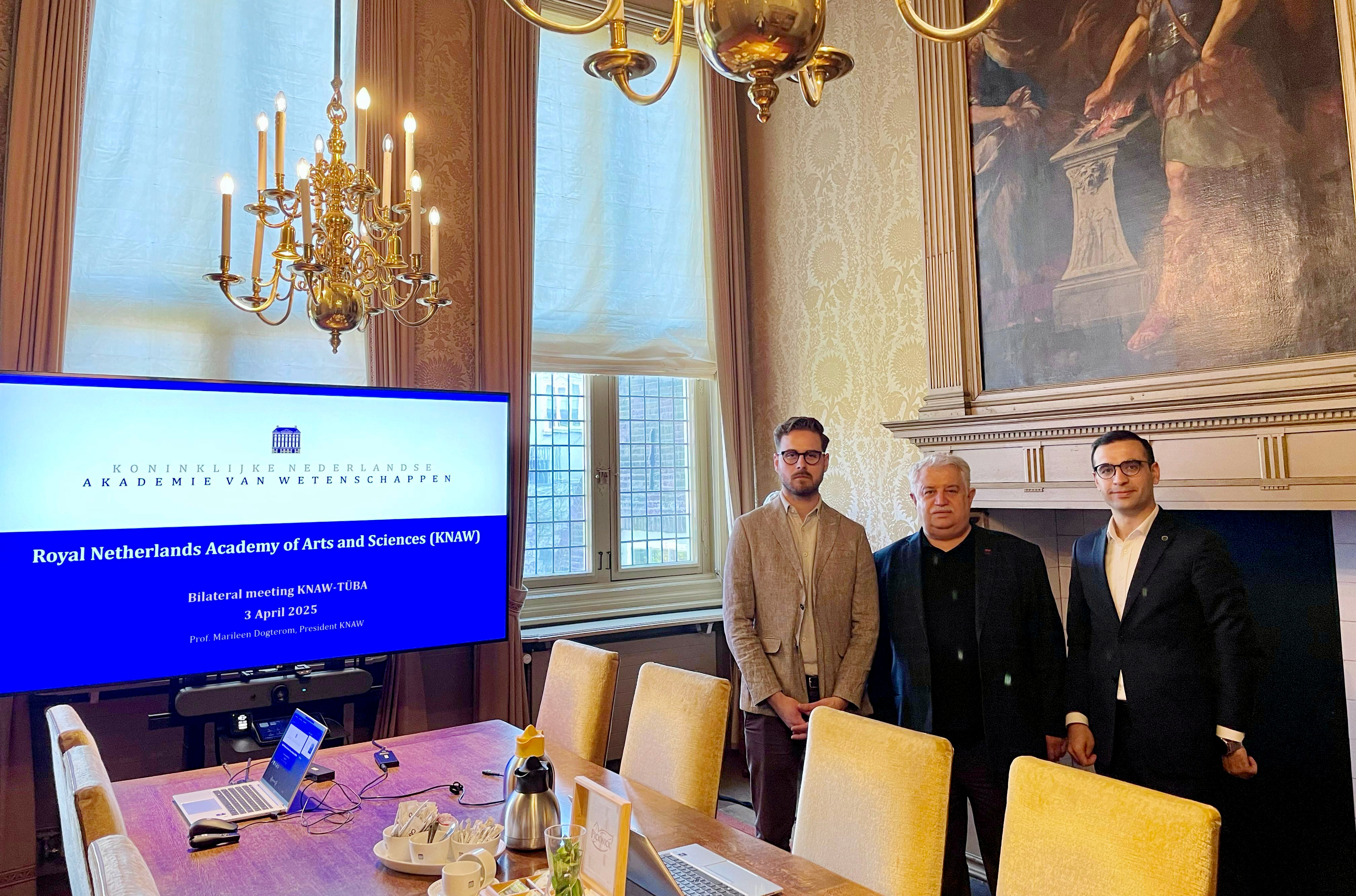 Visit from President Şeker to the Royal Netherlands Academy of Arts and ...