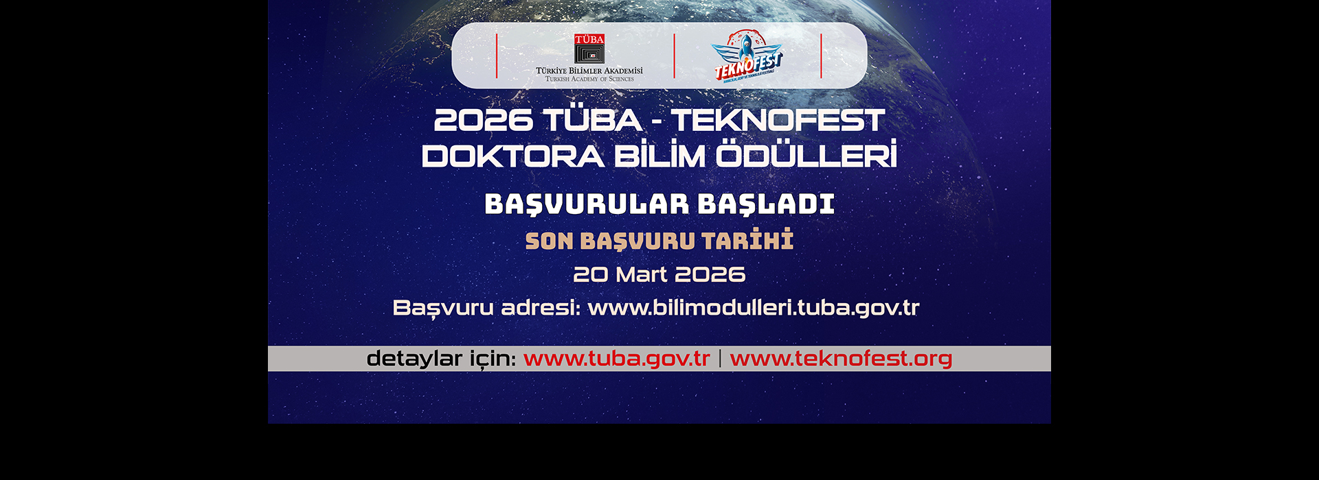 TÜBA-TEKNOFEST Doktora Bilim Ödülleri 2026 Başvuruları Başladı