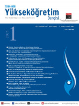 Yükseköğretim Dergisi TÜBA-HER / Cilt 15 - Sayı 1