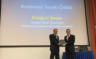 “Research Incentive Award” to TÜBA-GEBİP Member Assoc. Prof. Başar