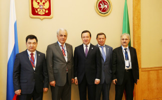 TÜBA's President Prof. Dr. Ahmet Cevat Acar visited the Tatarstan Academy of Sciences