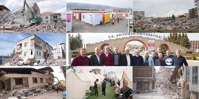 TÜBA Council Visits the Earthquake Region