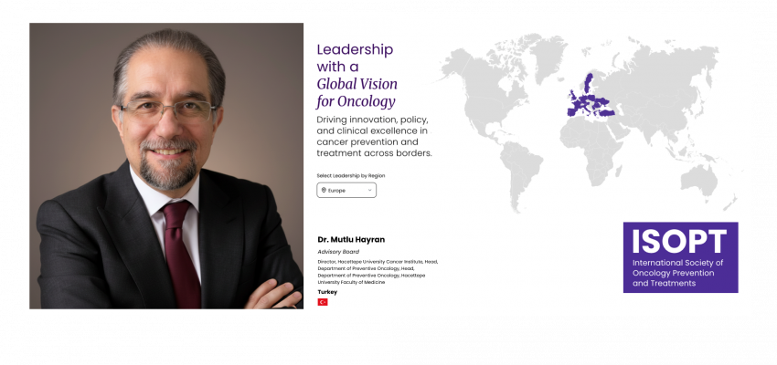 Meber Prof TÜBA Member Prof. Dr. Kadir Mutlu Hayran on the “ISOPT Advisory Board ...